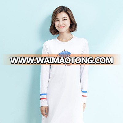 breastfeeding nursing dress pregnancy comfortable long sleeve dress AK394